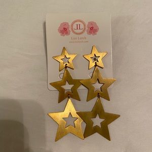Lisi Lerch Stella gold star earrings